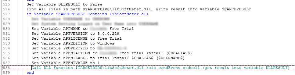 Installaware script for installation statistics for free using SoftMeter